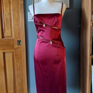 Marc New York fuchsia zipper cocktail dress